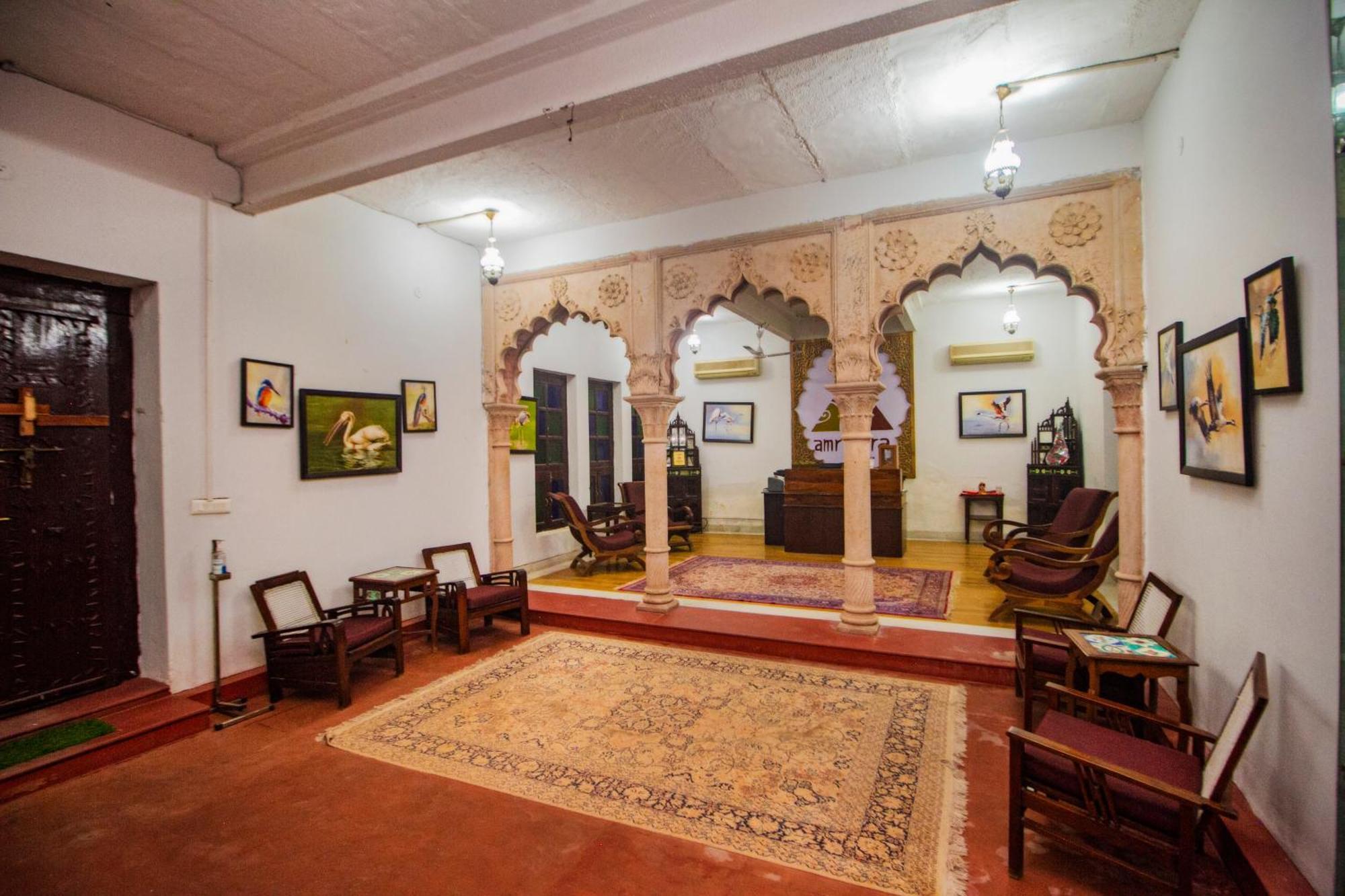Amritara Chandra Mahal Haveli, Bharatpur Exterior foto